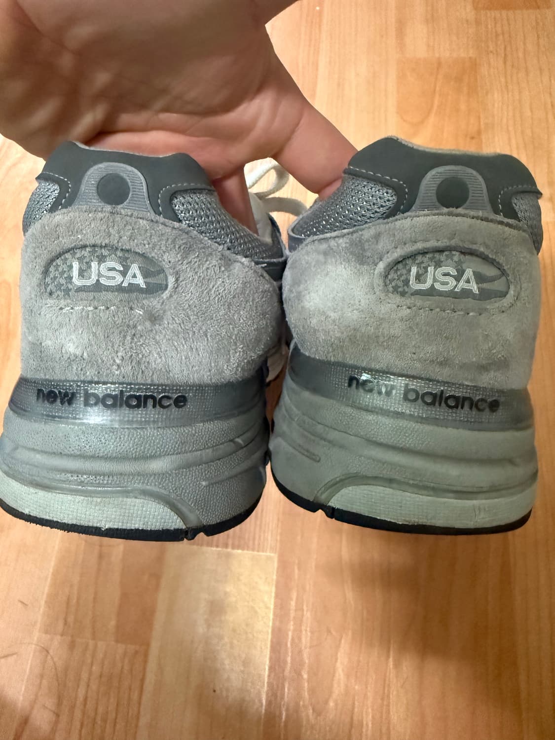 (W) 뉴발란스 993 메이드 인 USA 그레이 - B 스탠다드 상품이미지2