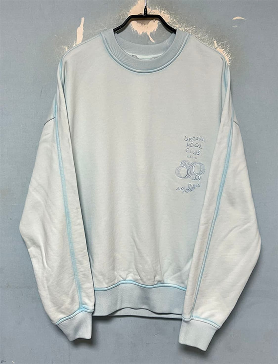 솔리드옴므 남자 맨투맨 피그먼트 오버핏 100-105 상품이미지1