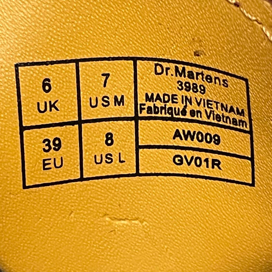 닥터마틴 3989 버건디 윙팁 구두   상품이미지7