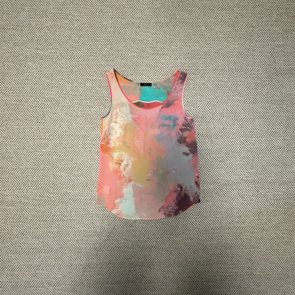 PAUL SMITH japan made silk sleeveless 상품이미지1
