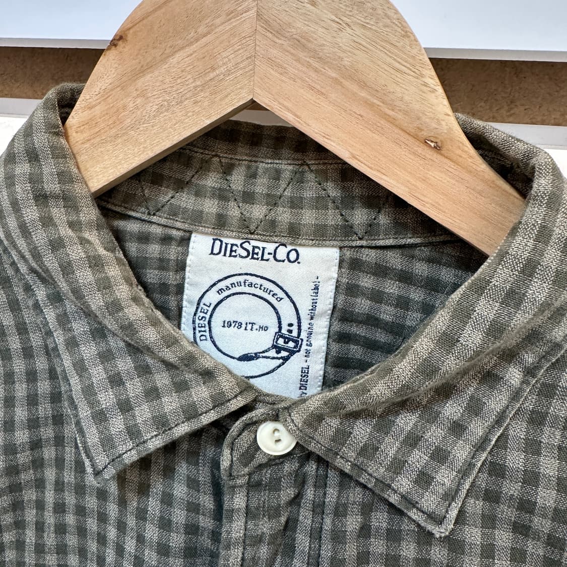 Diesel 체크 셔츠 상품이미지2