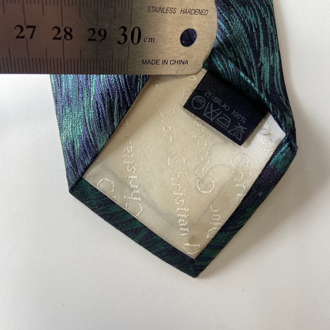 크리스찬 디올(Dior) 심플로고 명품 정품 넥타이 8.3cm 상품이미지6