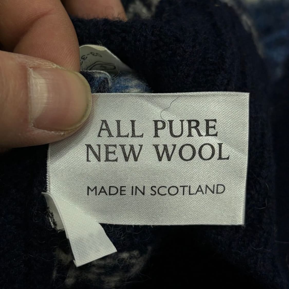 존툴록 페어아일패턴 울 니트 v1983 상품이미지6