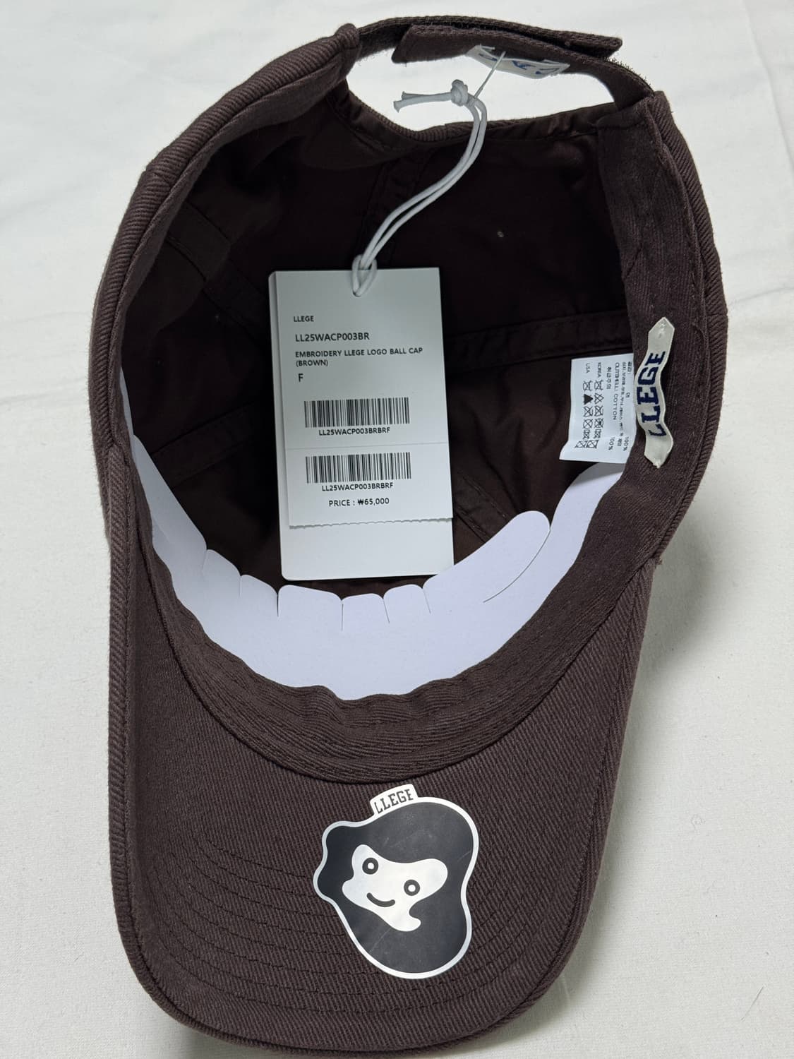 LLEGE 리지 / 클래식 리지 볼캡 (브라운) / os 상품이미지3