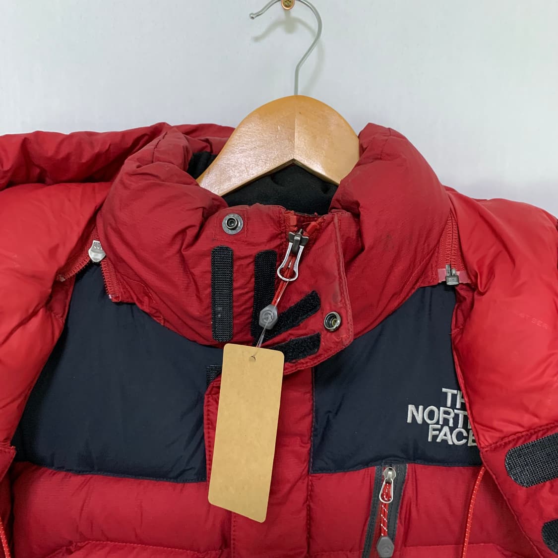 노스페이스 빈티지 써밋 800 레드 패딩 점퍼 90 사이즈 상품이미지3