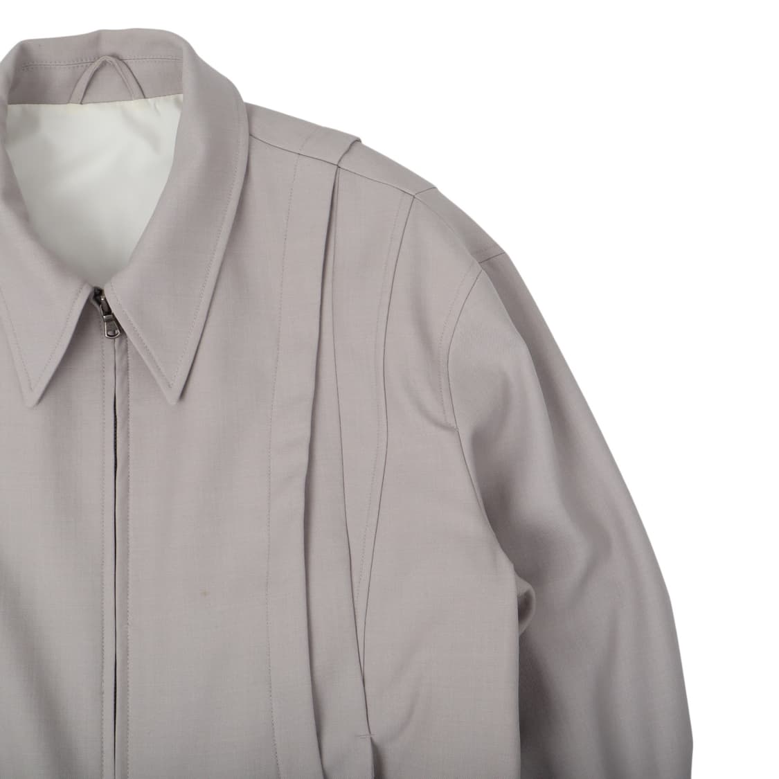 Coor 쿠어 그레이 울 블루종 자켓 상품이미지2