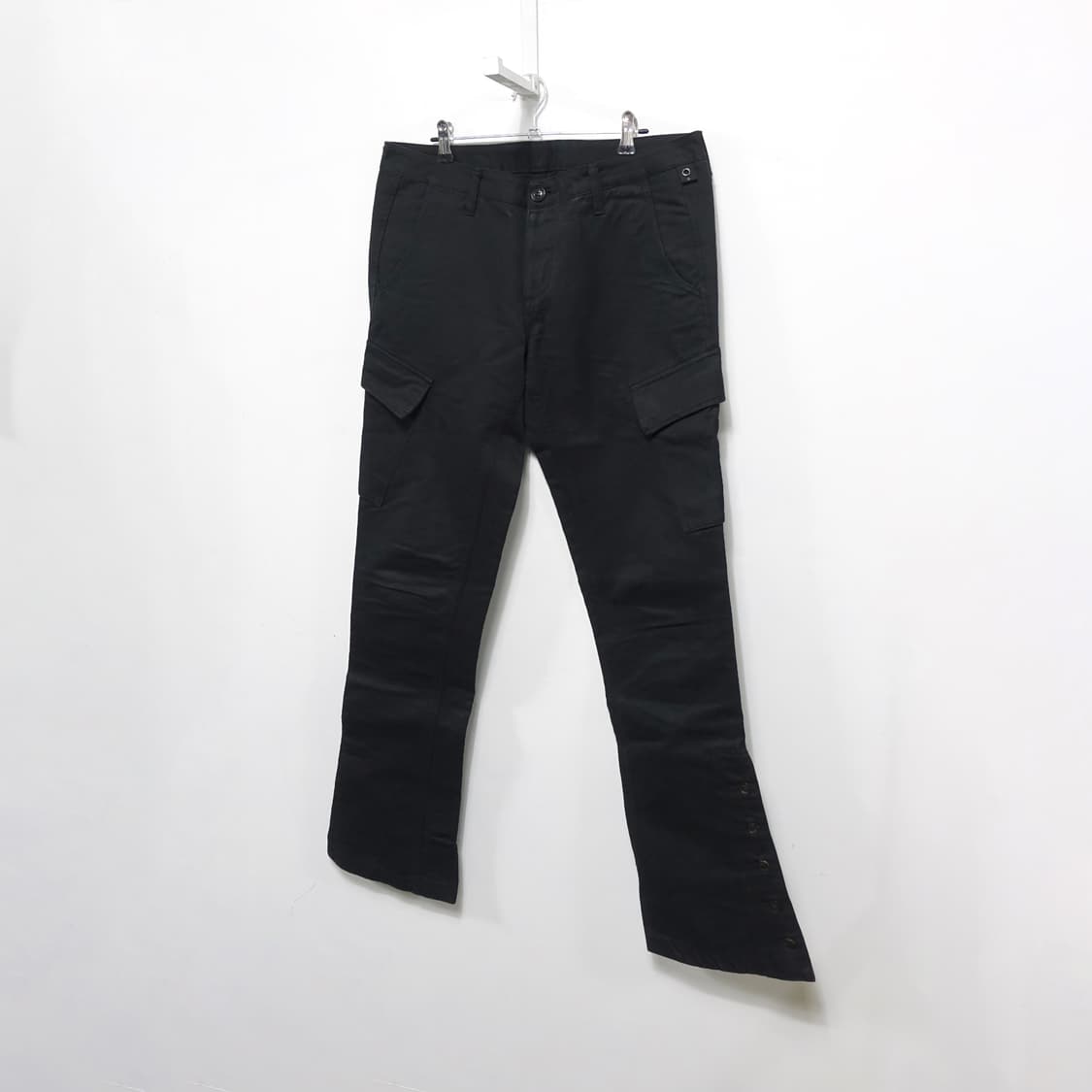 [L] wjk 카고 부츠컷 버튼 헴 코튼 아티잔 팬츠 상품이미지3