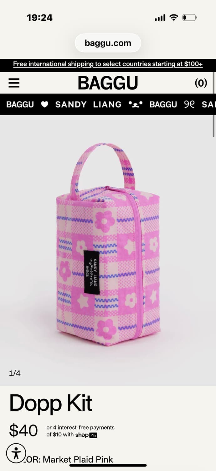 샌디리앙 바쿠 파우치 Dopp kit 상품이미지1