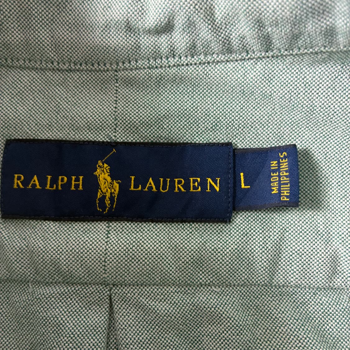 Polo  폴로 랄프로렌 자수 코튼 라이트그린 셔츠  상품이미지4