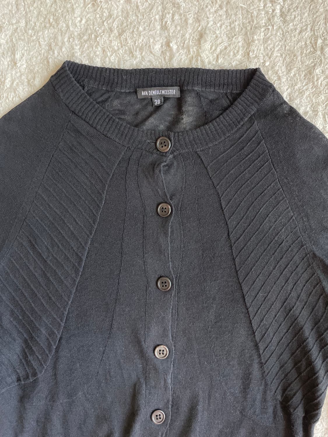 립 패널 린넨 가디건 상품이미지2