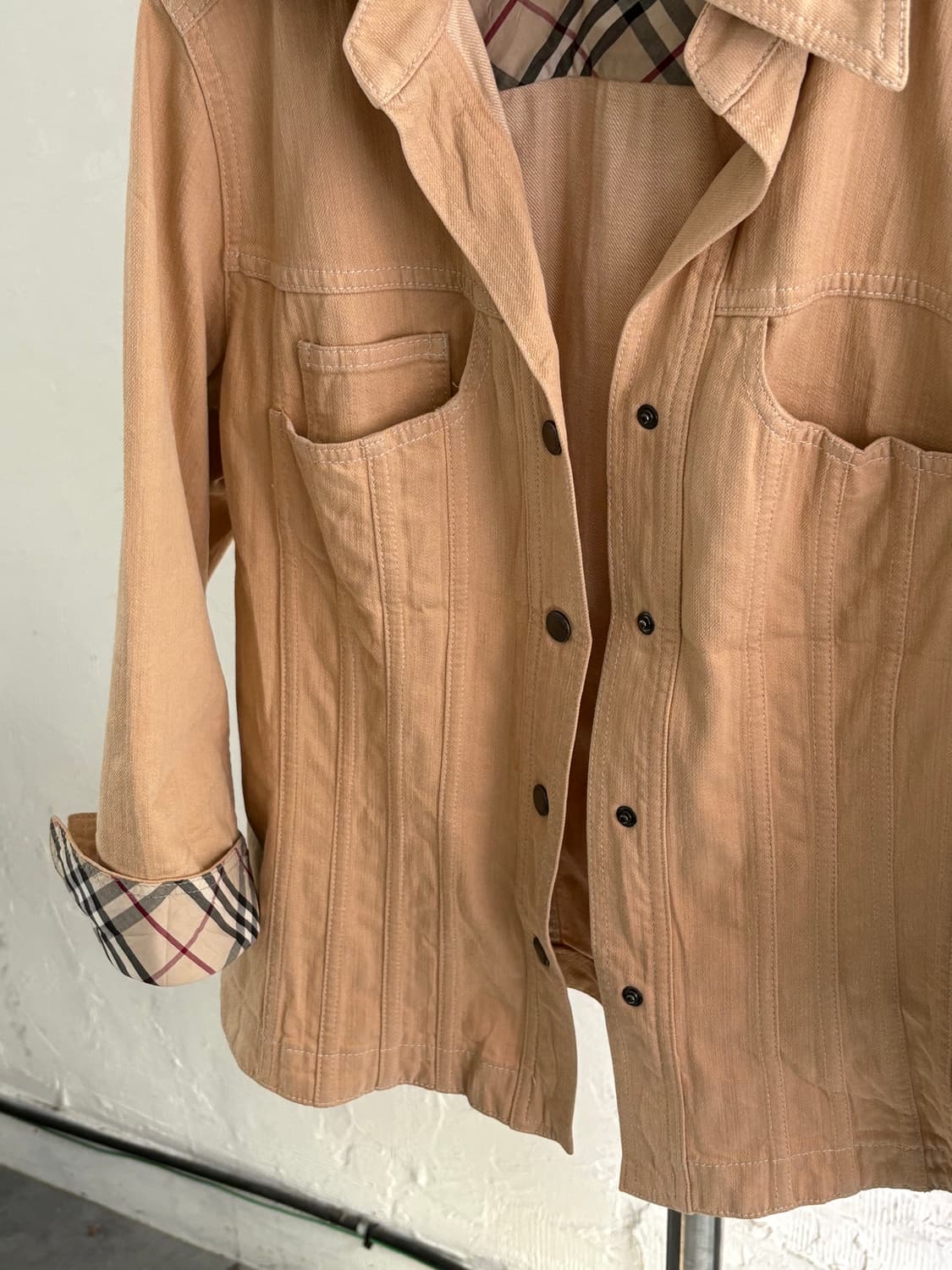 Burberry 버버리 런던 베이지 트러커 자켓 상품이미지3