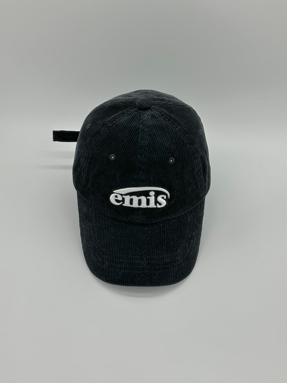 [F] emis 이미스 코듀로이 블랙 볼캡 모자 상품이미지1