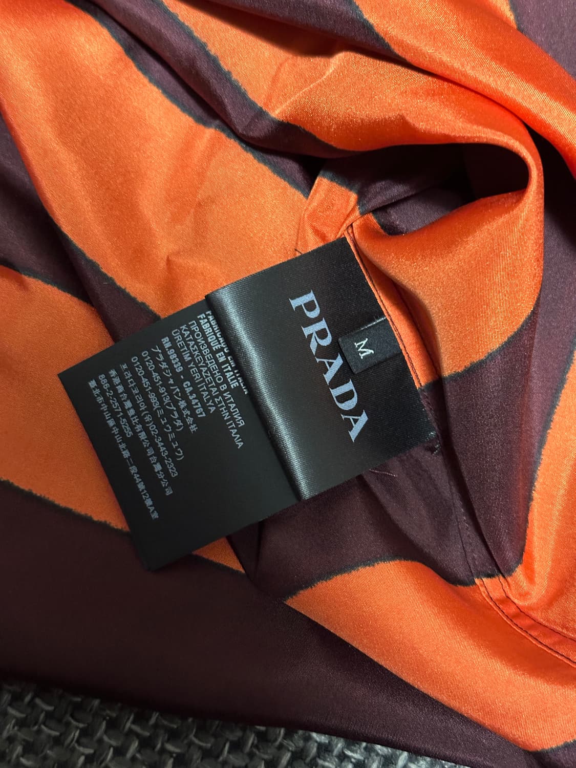 프라다 스트라이프 반팔 셔츠 상품이미지6