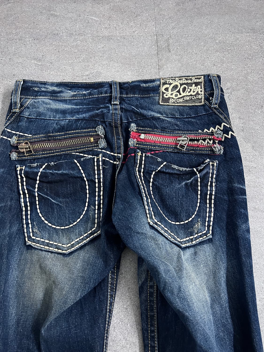 하드 워시드 데님 팬츠 상품이미지6