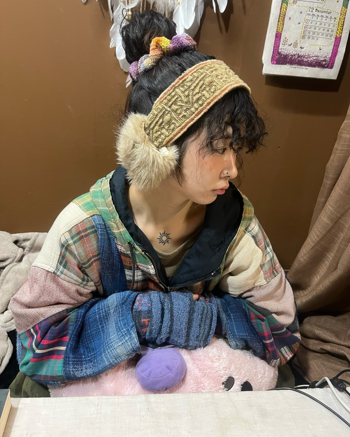 캐피탈 퍼 디테일 헤어밴드 상품이미지4