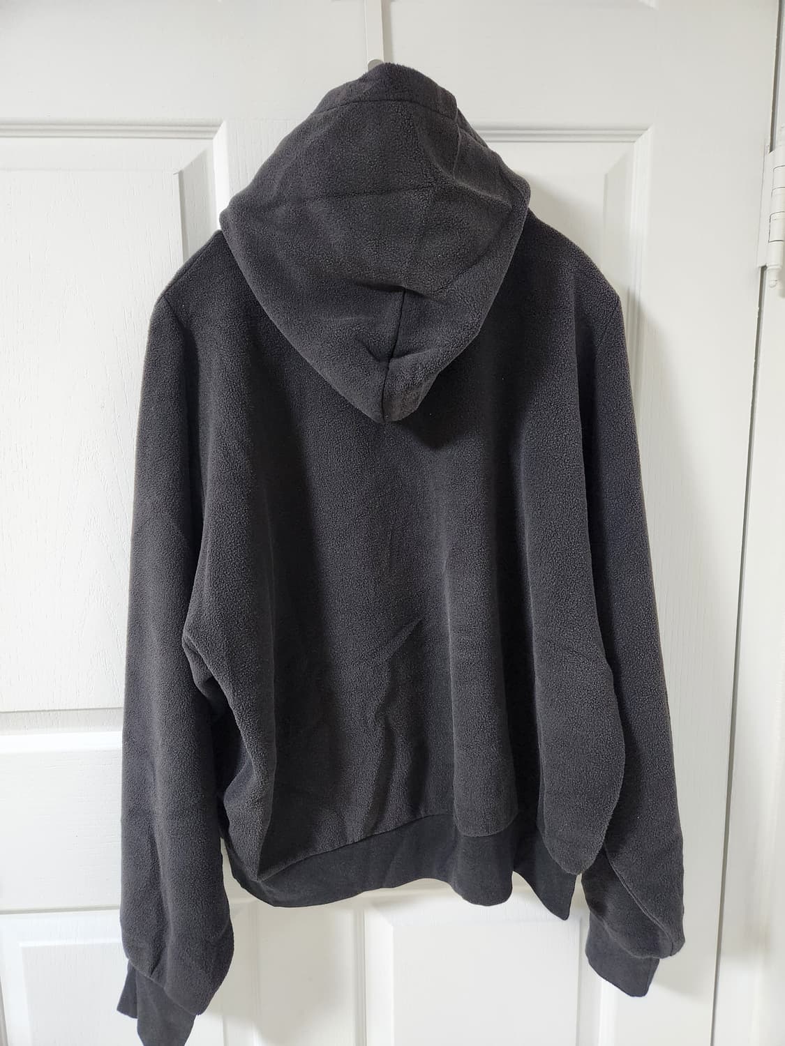 (새제품) 이지 갭 폴라 플리스 후드 블랙 L 상품이미지3