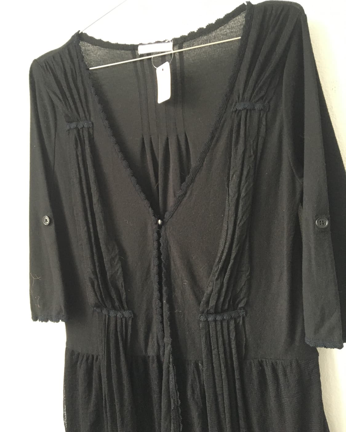 Pleats layer point cardigan 상품이미지5