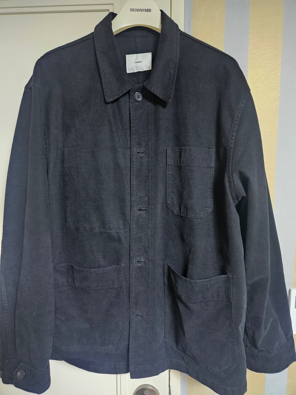 퍼렌 몰스킨 워크자켓 블랙3 상품이미지1