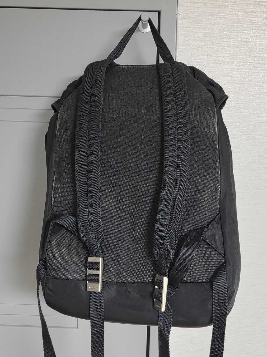 프라다 블랙 백팩 상품이미지4