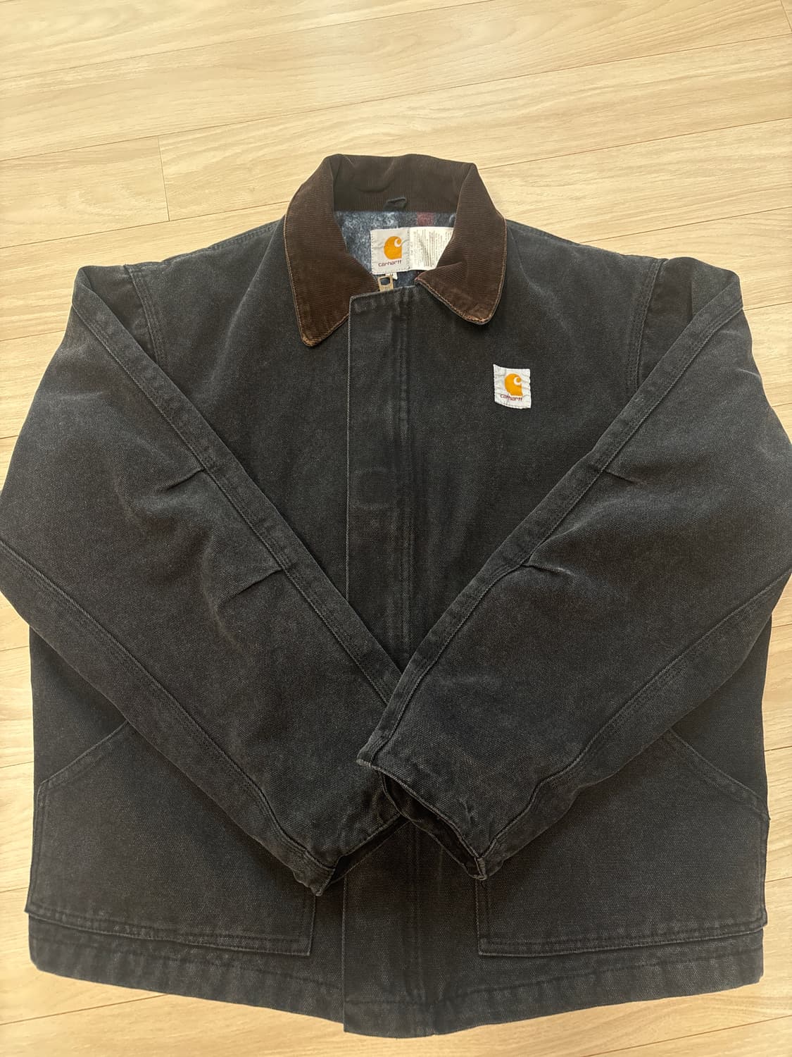 칼하트 WIP 90년대 OG J02디트로이트 자켓 블랙 상품이미지1