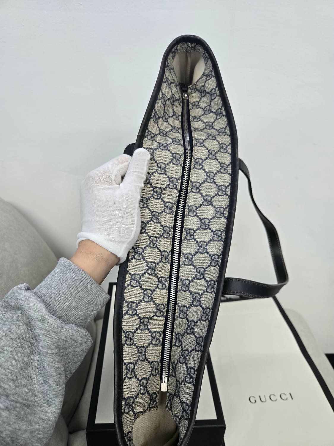 [보증서 정품] 구찌 시그니처 토트백 라지 상품이미지5