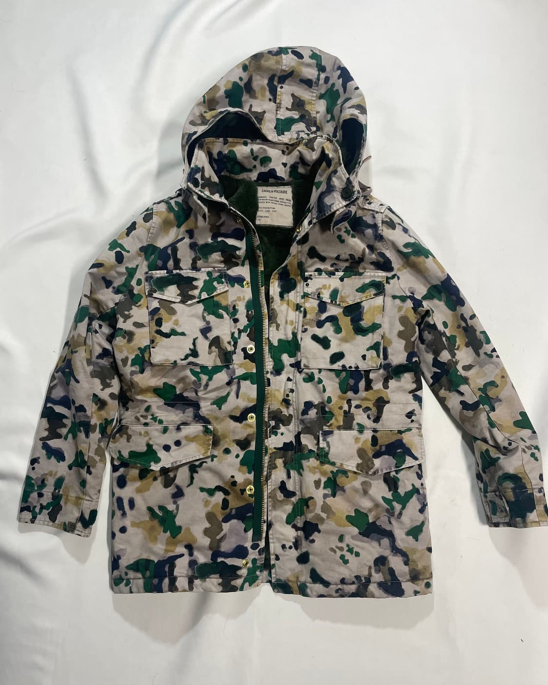 쟈딕앤볼테르 m65 카모 필드자켓 상품이미지4