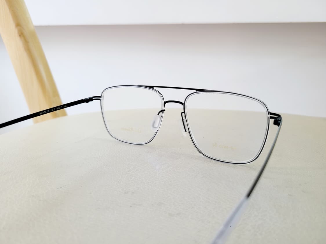 폴휴먼안경(PHF551D 블랙투명 투브릿지) +블루라이트변색렌즈 상품이미지8