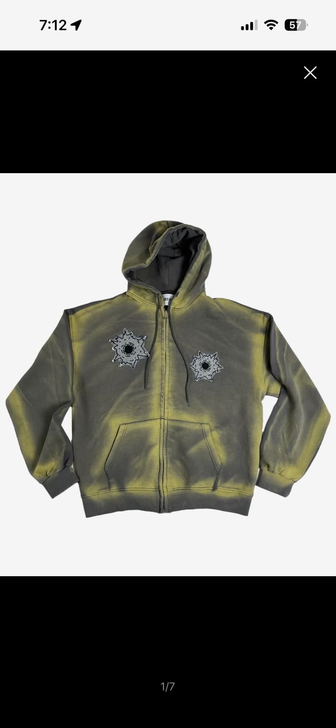 스케이터락 sk8er rock bullet holes hood 후드집업  상품이미지1