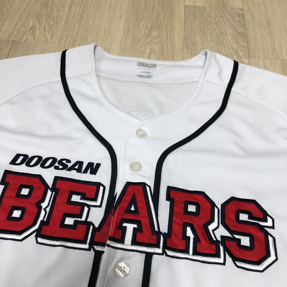 (110) 두산 베어스 허경민 홈 유니폼 두산 베어스 유니폼 두산 져지 상품이미지7