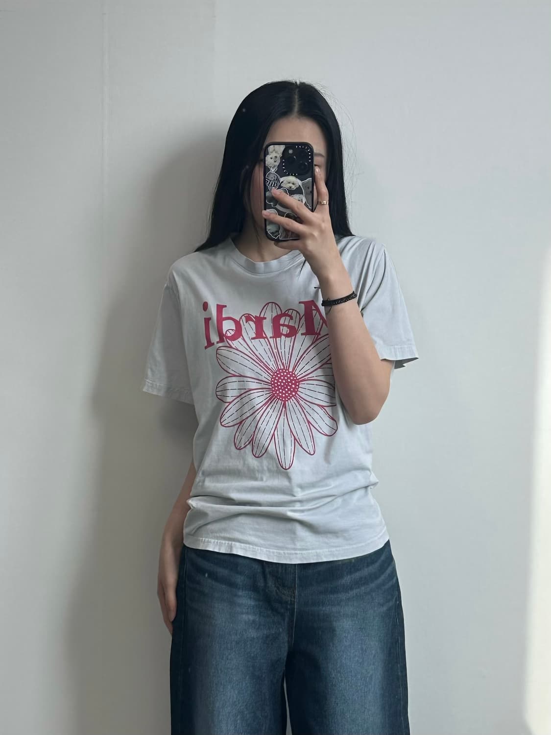 마르디 메크르디 빅로고 화이트 반팔 티셔츠 상품이미지1