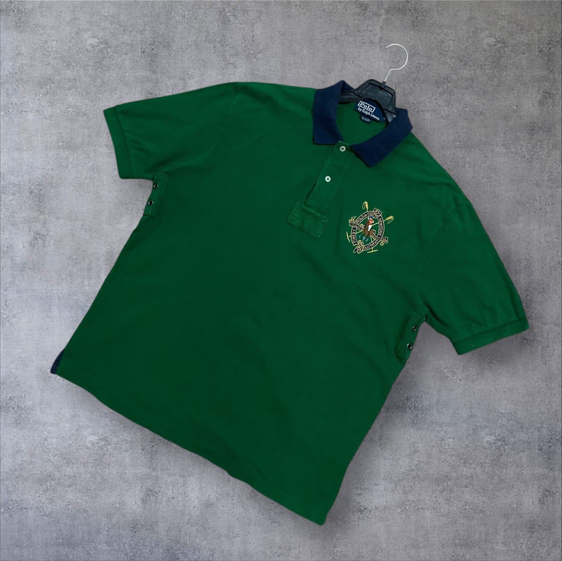 폴로 랄프로렌 빅포니 그린 카라 반팔티 상품이미지1