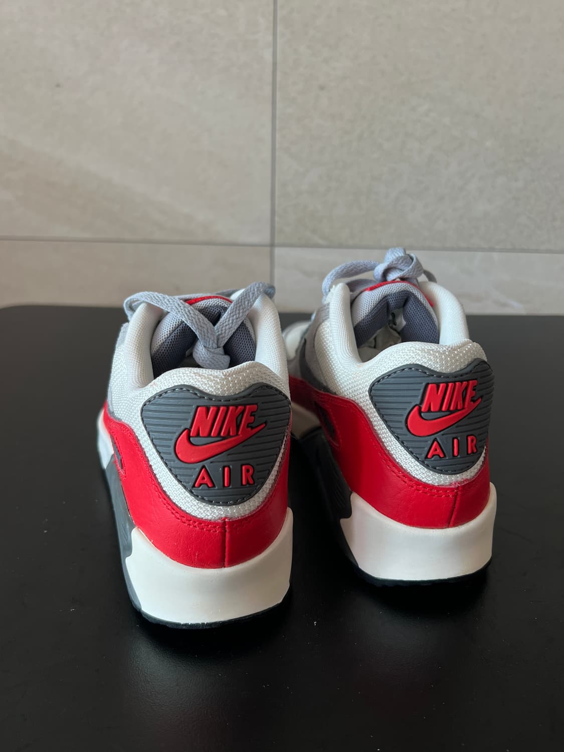 [미사용 새상품] 235 나이키 에어맥스 90 (그레이/레드) 풀박스 상품이미지6