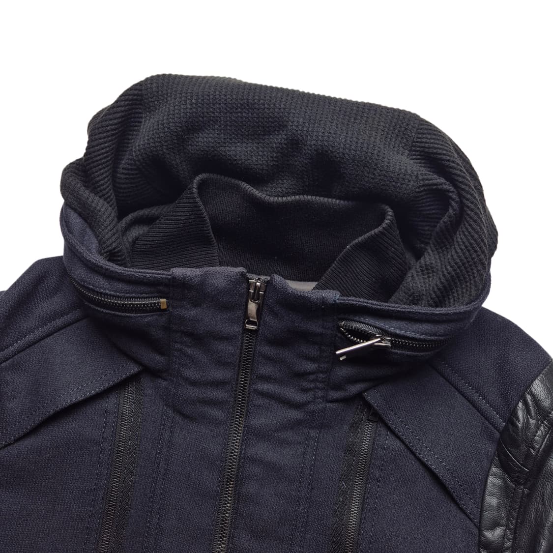 [48] 우영미 레더슬리브 자켓 상품이미지6