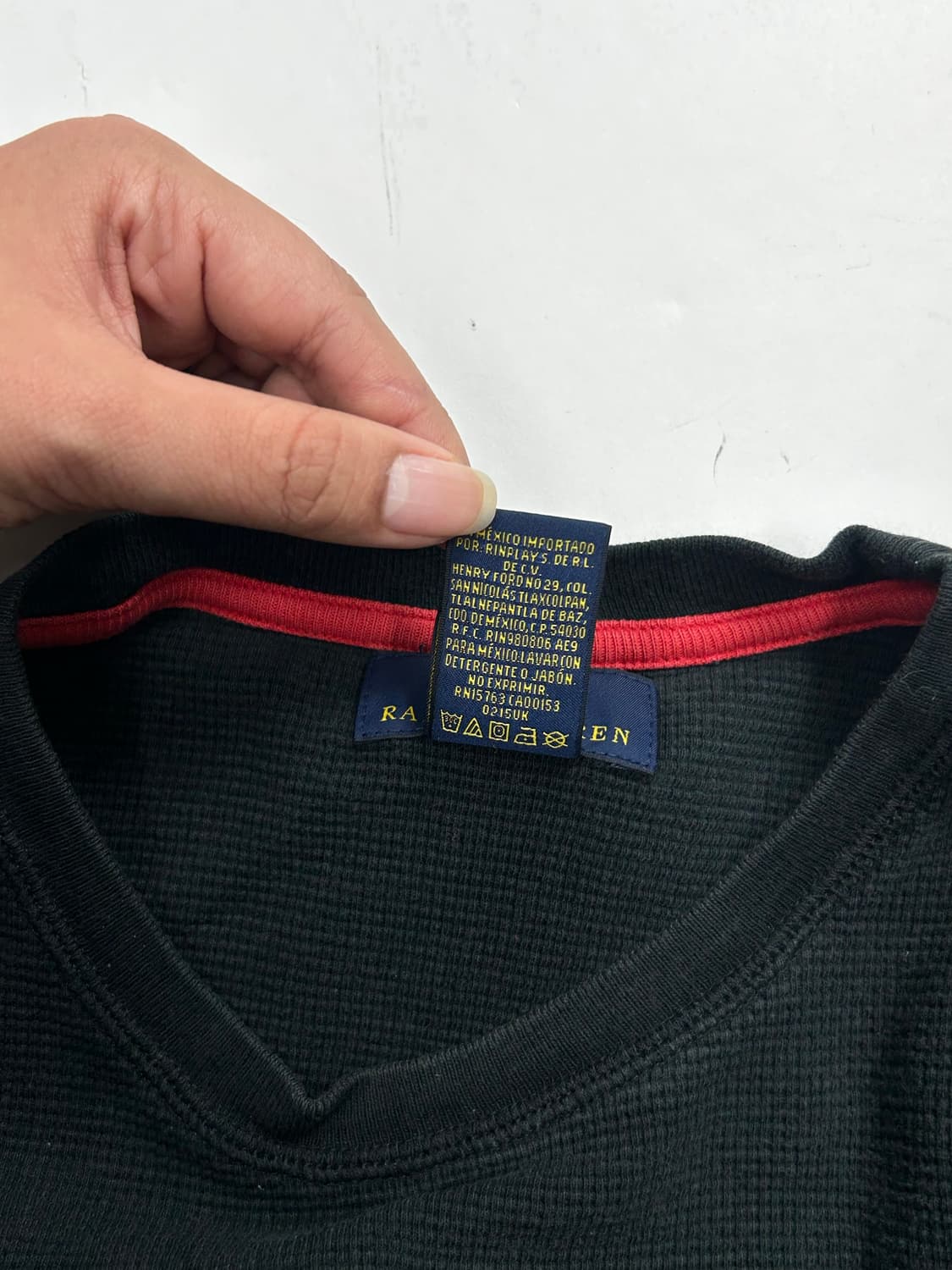 폴로 랄프로렌 레드포니 와플티 L 상품이미지7