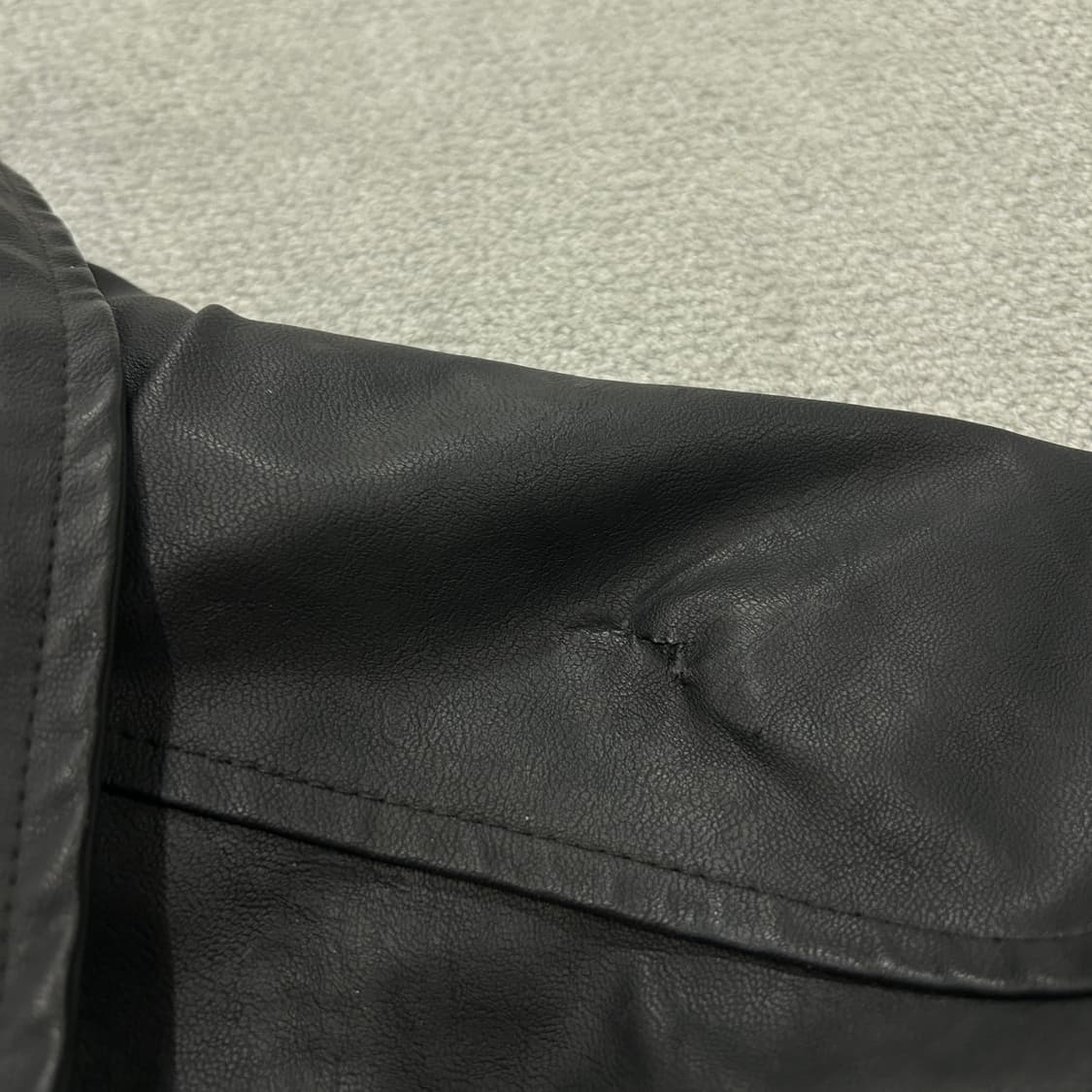 Sen Tler 블랙 레더 자켓 L 상품이미지5