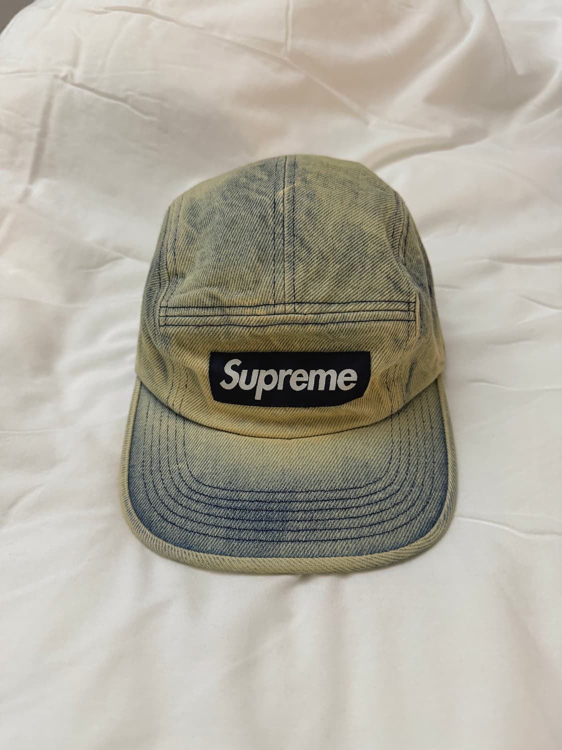 슈프림 워시드 치노 캠프캡 더티 인디고 상품이미지1