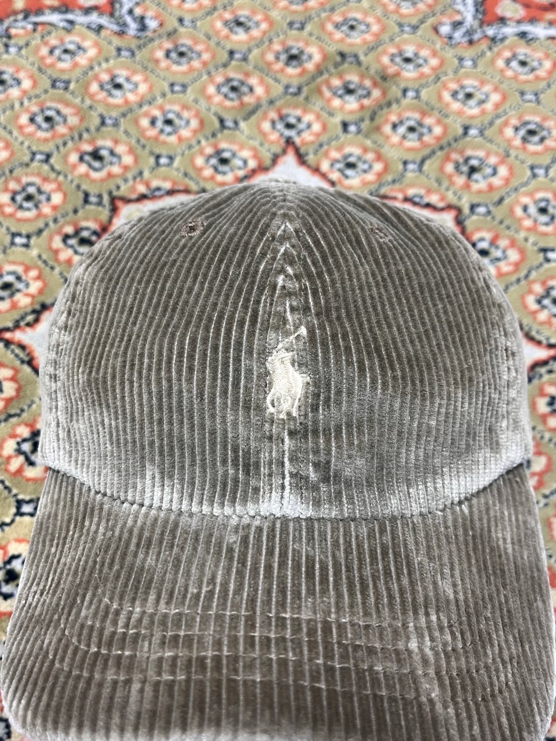 폴로 랄프로렌 코듀로이 볼캡 카키베이지 상품이미지2