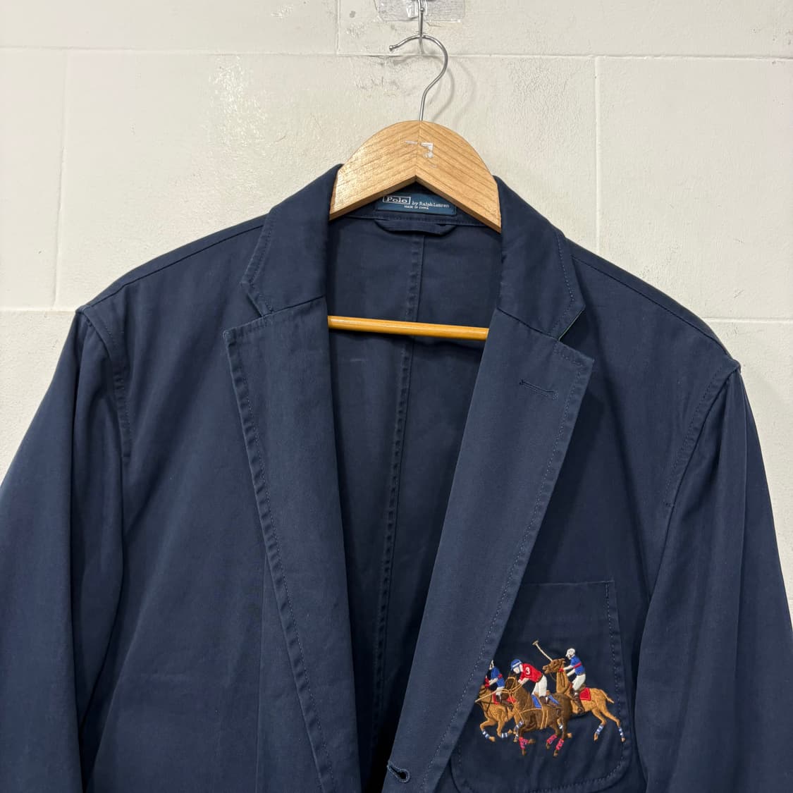 폴로랄프로렌 네이비 빅로고 블레이저 자켓 상품이미지2