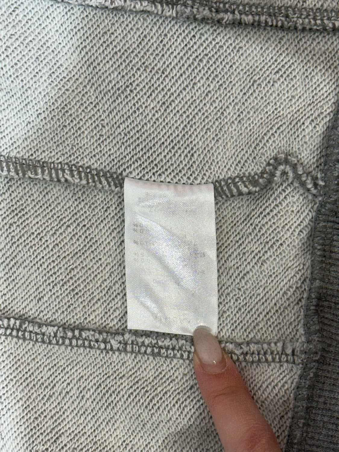 아식스 그레이 블랙 로고 후드집업 자켓 상품이미지8