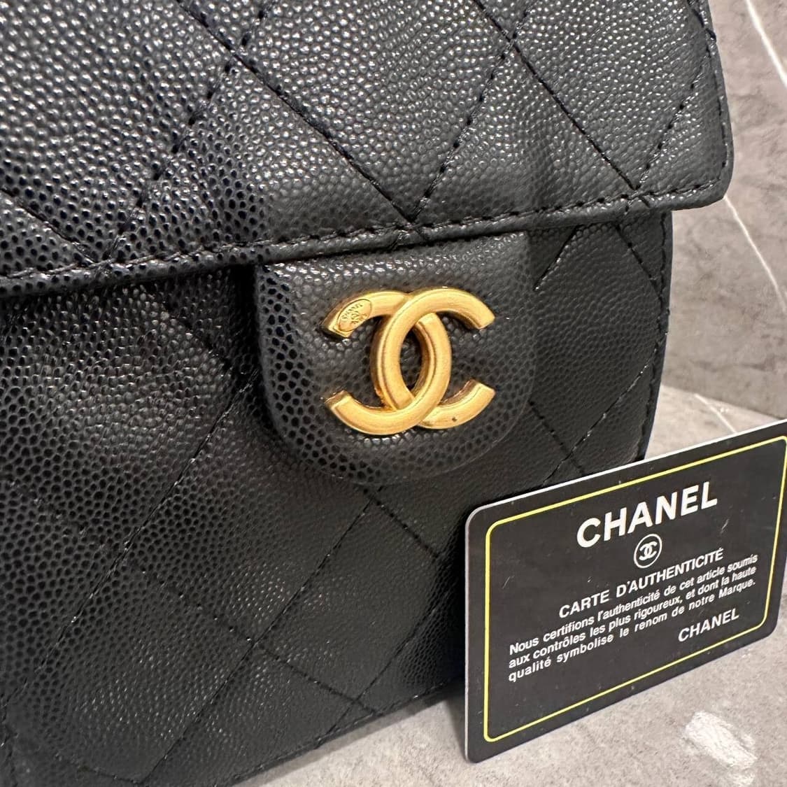 샤넬 25 캐비어 스몰 블랙 무료배송 상품이미지4