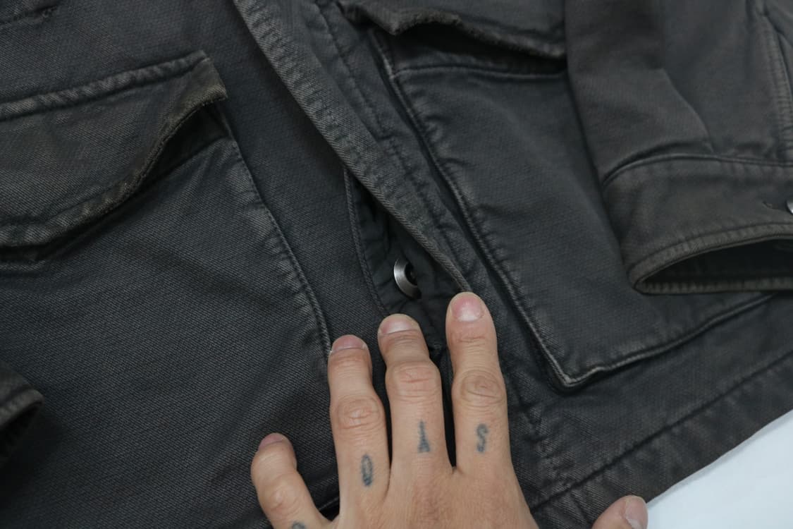 라운지 리자드  빈티지 워싱 견장 자켓 상품이미지5