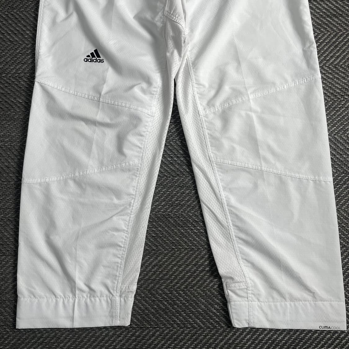 00s 아디다스 올드스쿨 화이트 우븐 트랙 팬츠y 3770 상품이미지3