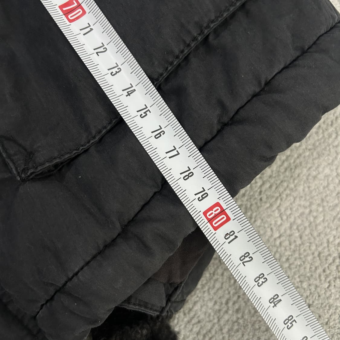 Diesel 디젤 후드 야상 블랙 코트 실측 s 상품이미지5