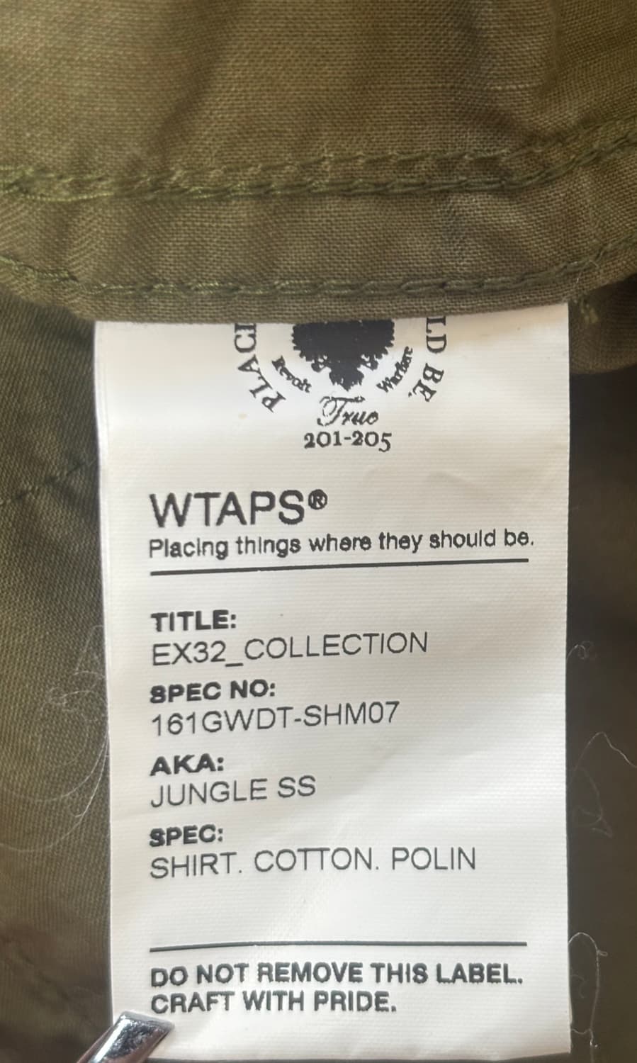 WTAPS 더블탭스 밀리터리 샴브레이 반팔 셔츠 상품이미지9