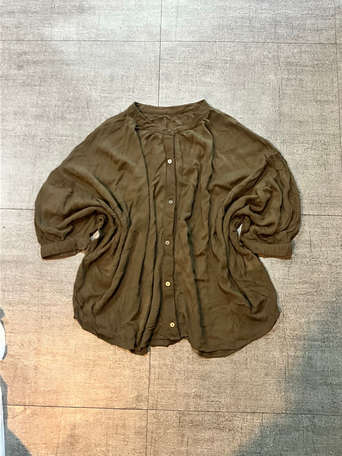 일본빈티지 하구미모리걸 바선생 케이프 가오리블라우스 상품이미지1