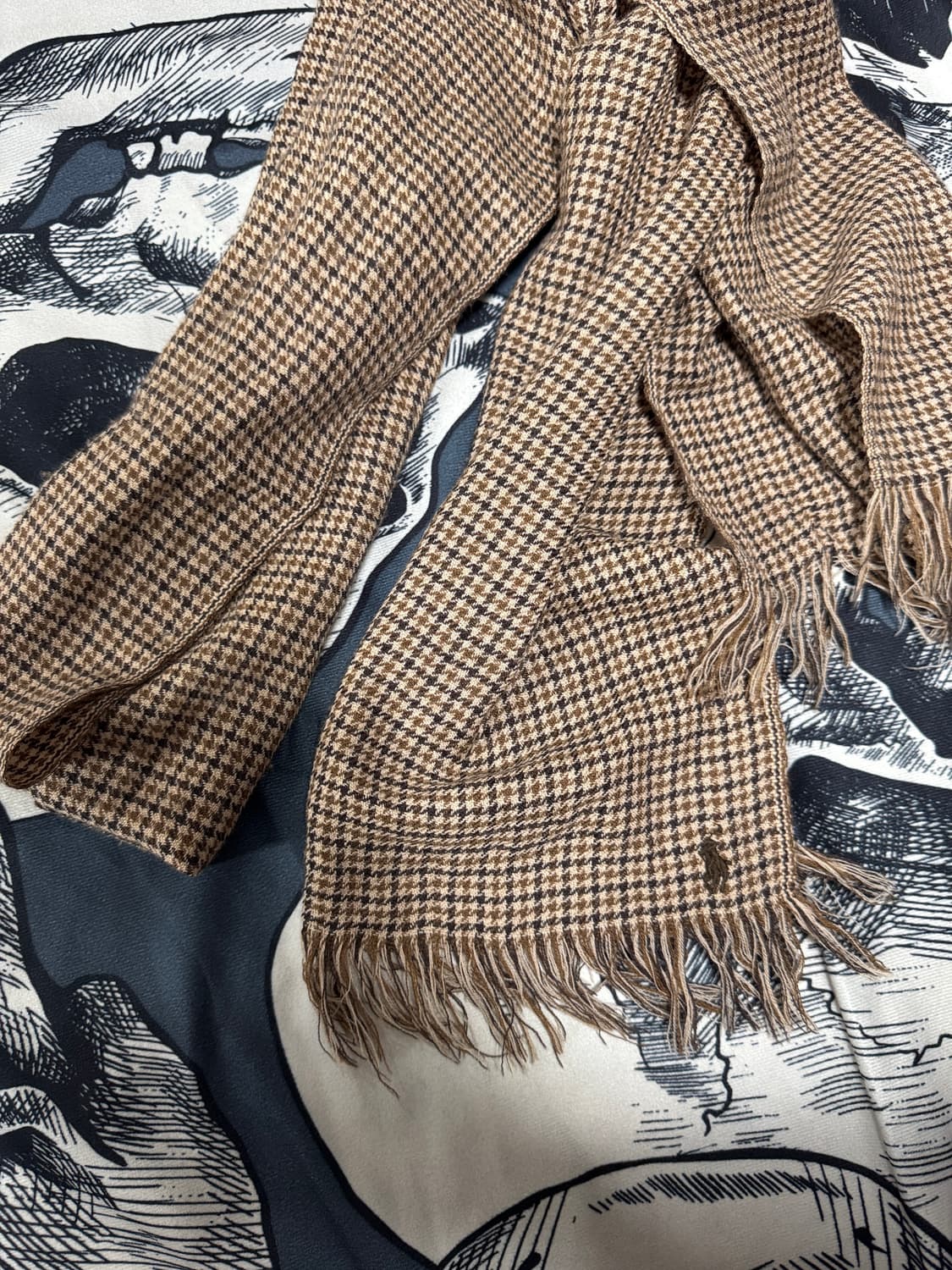 폴로랄프로렌 버진울 체크 머플러 40X200 상품이미지5