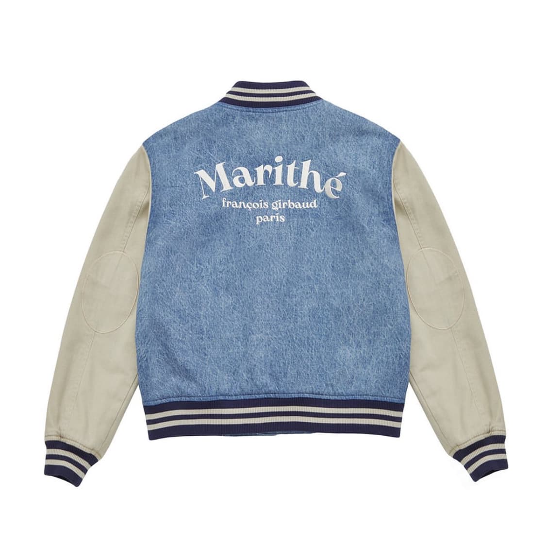 X NEWERA - VARSITY JACKET stone blue 상품이미지2