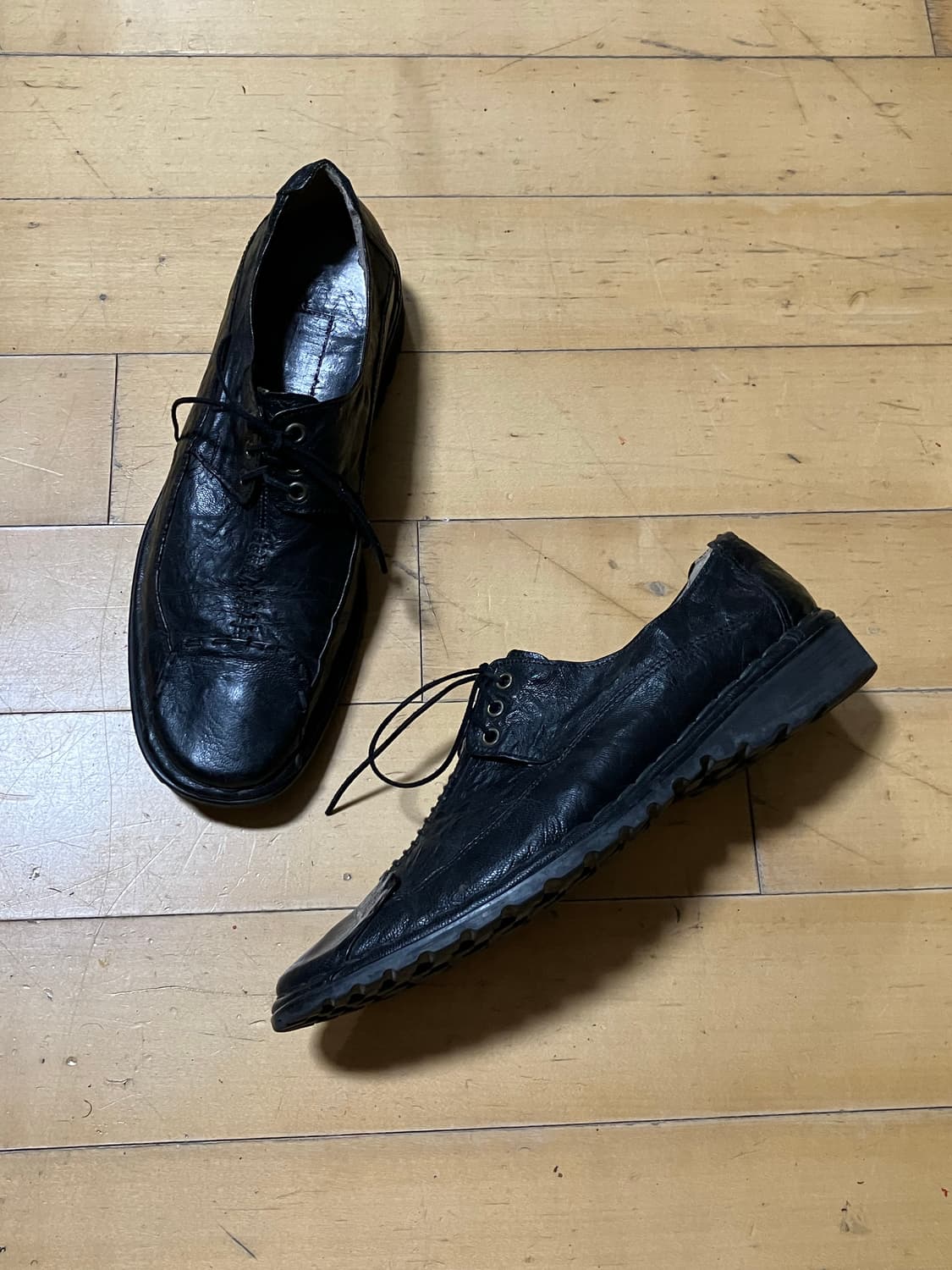 Japanese 90s 아티저널 리얼스킨 더비 슈즈 260 상품이미지2