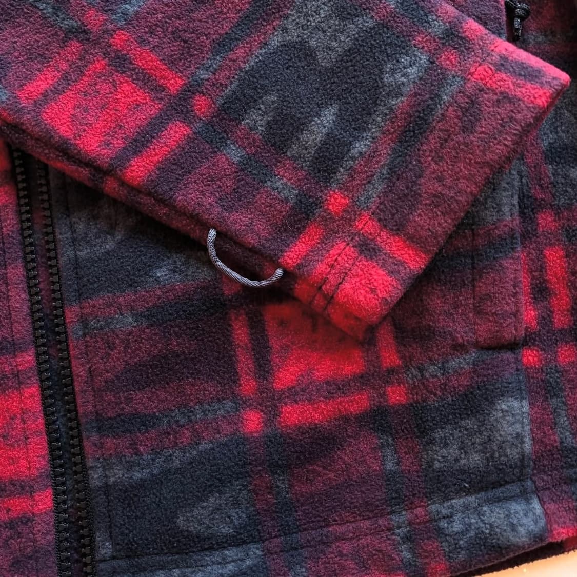 콜롬비아 밀리터리 체크 후리스 상품이미지7