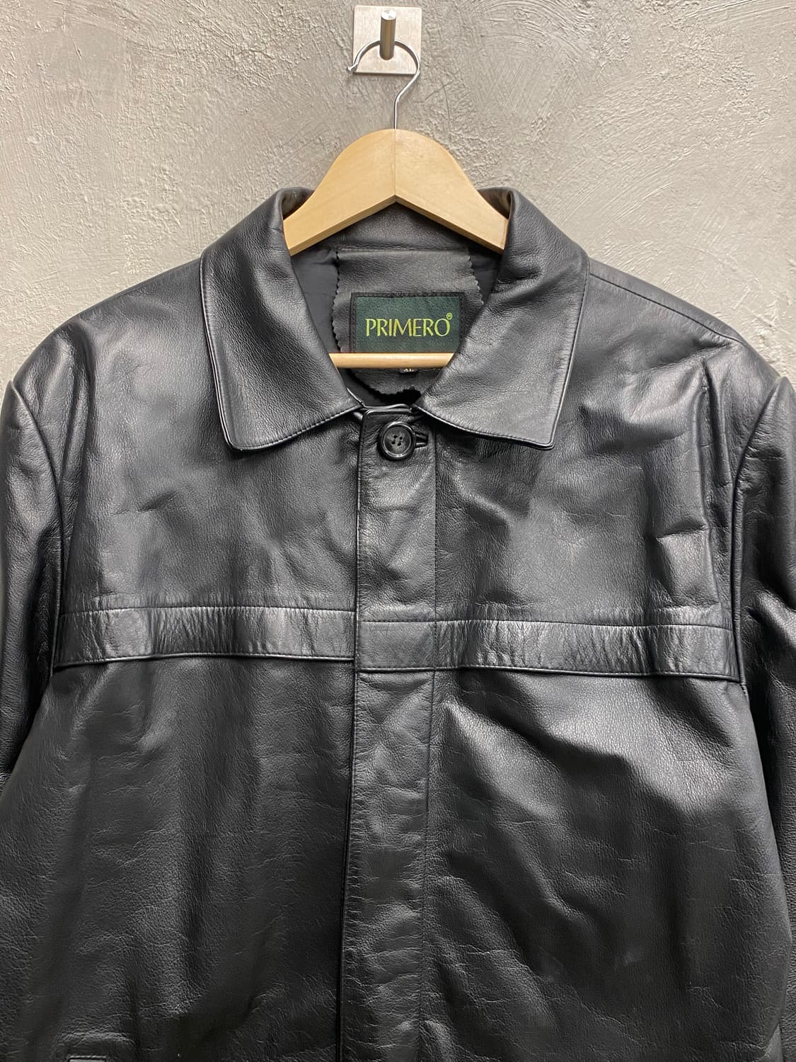 [XL] 90s PRIMERO 빈티지 소가죽 레더 카코트 상품이미지2